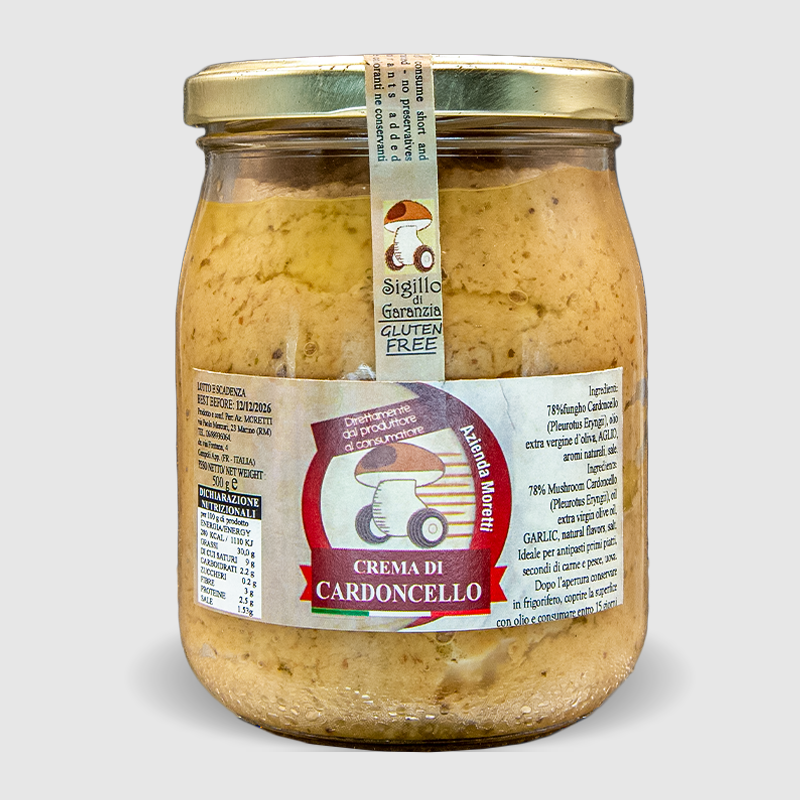 Crema di Cardoncello l'intensa fungo di grotta vasetto 500g
