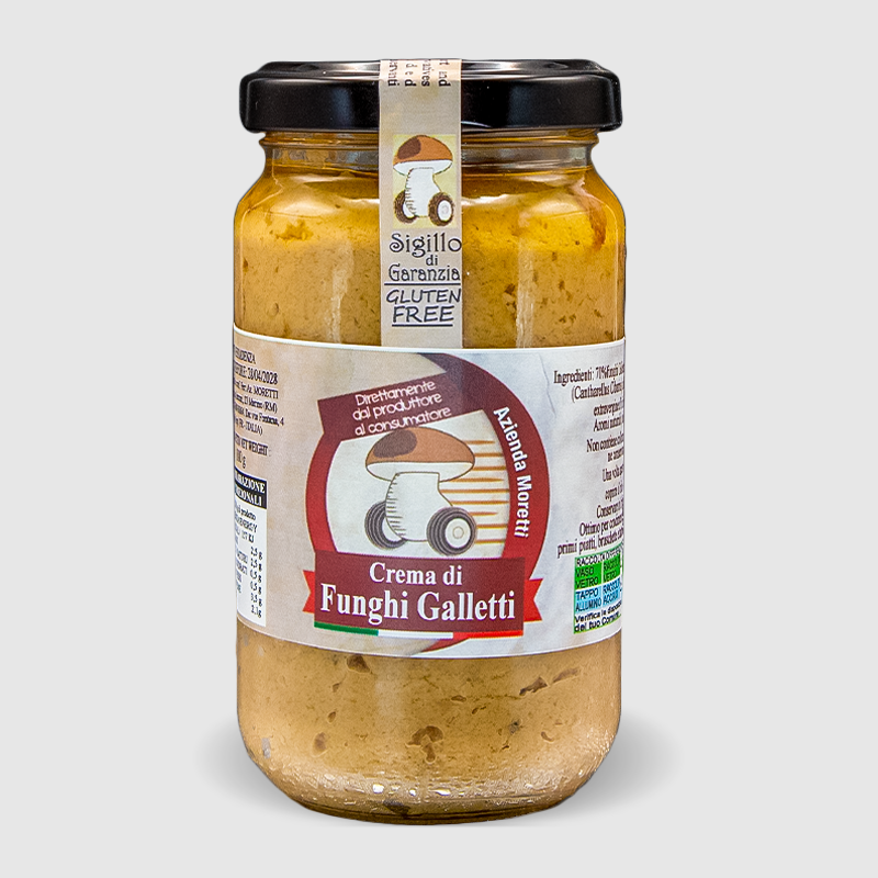 Crema di Galletto la delicata coltivato in grotta Lazio km 0 vasetto 180g