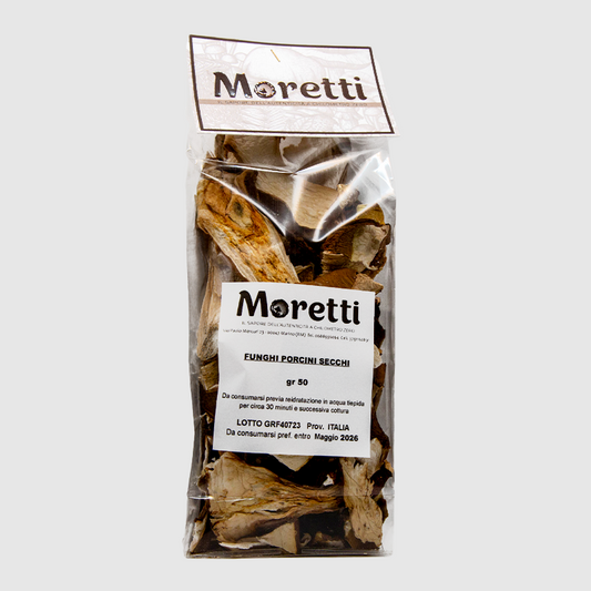 Porcini Secchi Premium 100g - Funghi Freschi Essiccati Lazio Km 0