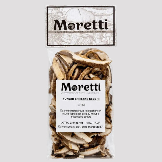 Funghi Shiitake Secchi Coltivati in Grotta 100g - Lazio Km 0