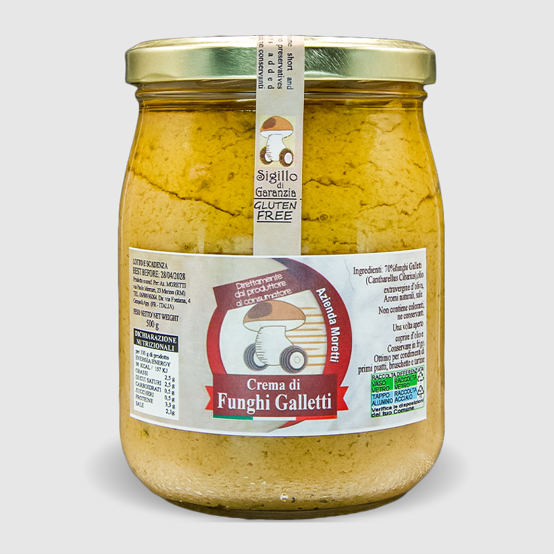 Crema di Galletto la delicata coltivato in grotta Lazio km 0 vasetto 500g