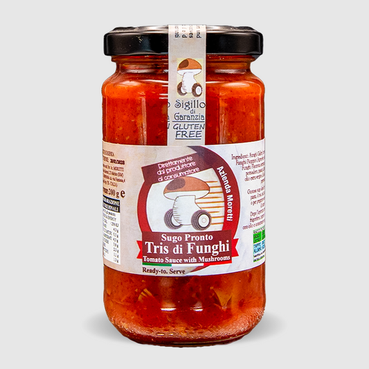 Sugo tris di funghi coltivati in grotta Il Casareccio vasetto 180g